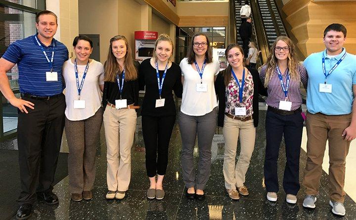 BW exercise science students attend the Midwest American College of Sports Medicine Conference